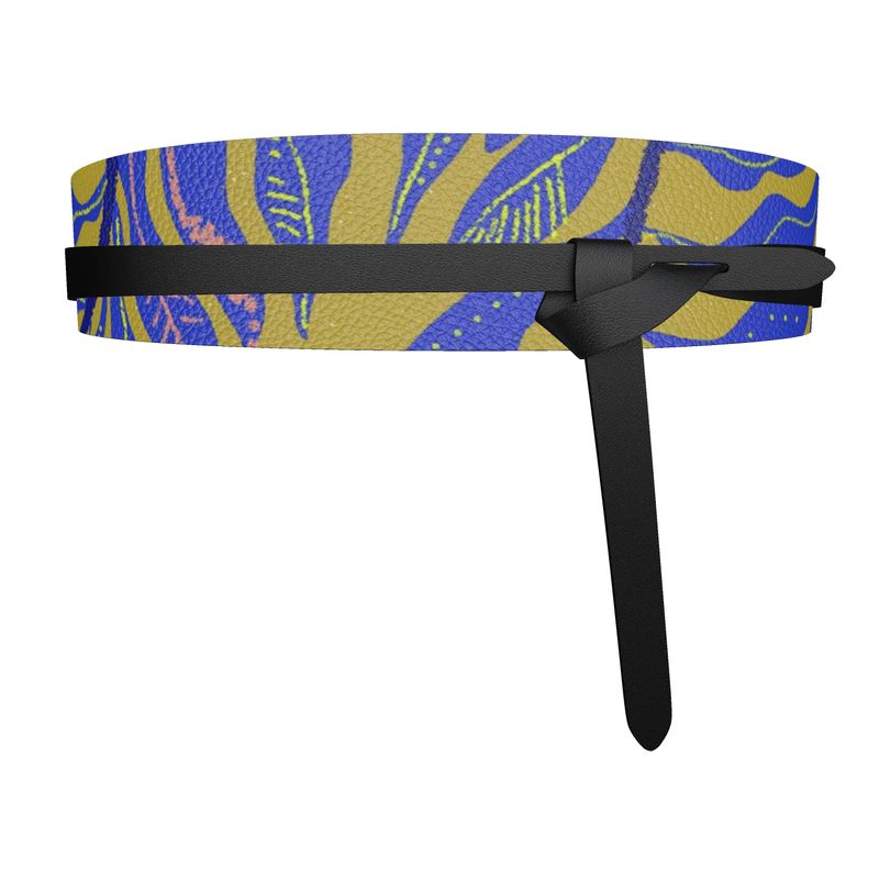 Green Fern Statement Belt