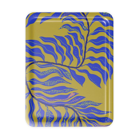 Large Green Fern Tray