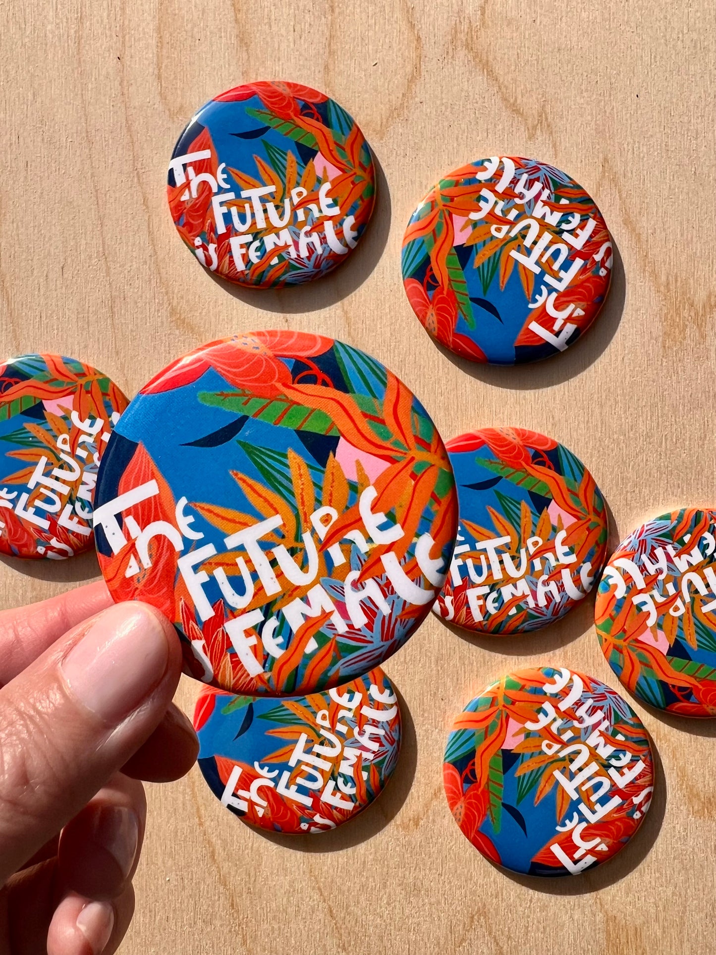 The Future is Female Magnet - VIOLETREDSTUDIO