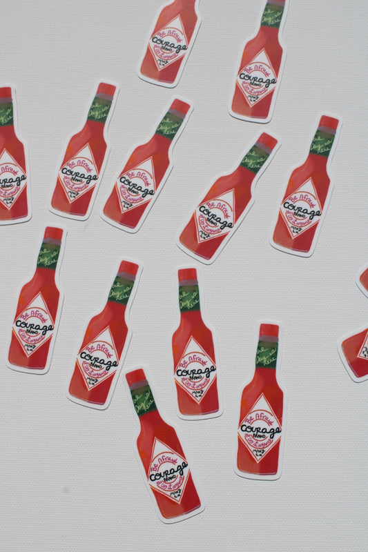 Hot Sauce Sticker - VIOLETREDSTUDIO