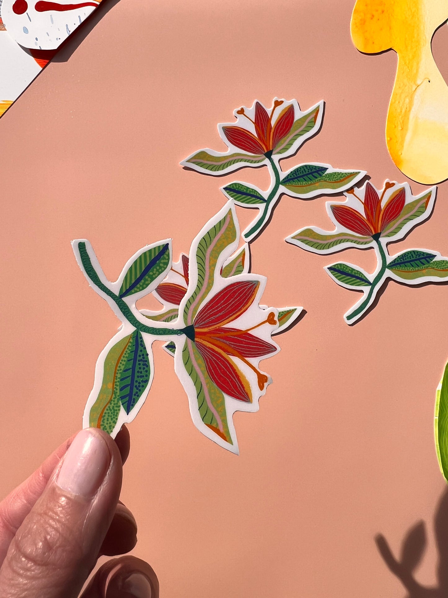 BLOOMING FLOWER STICKER