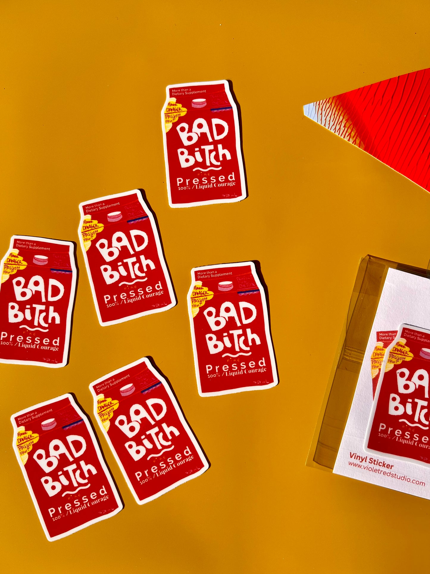 Bad B*tch Sticker, BFF Gifts, Stocking Stuffers, Water Bottle Sticker