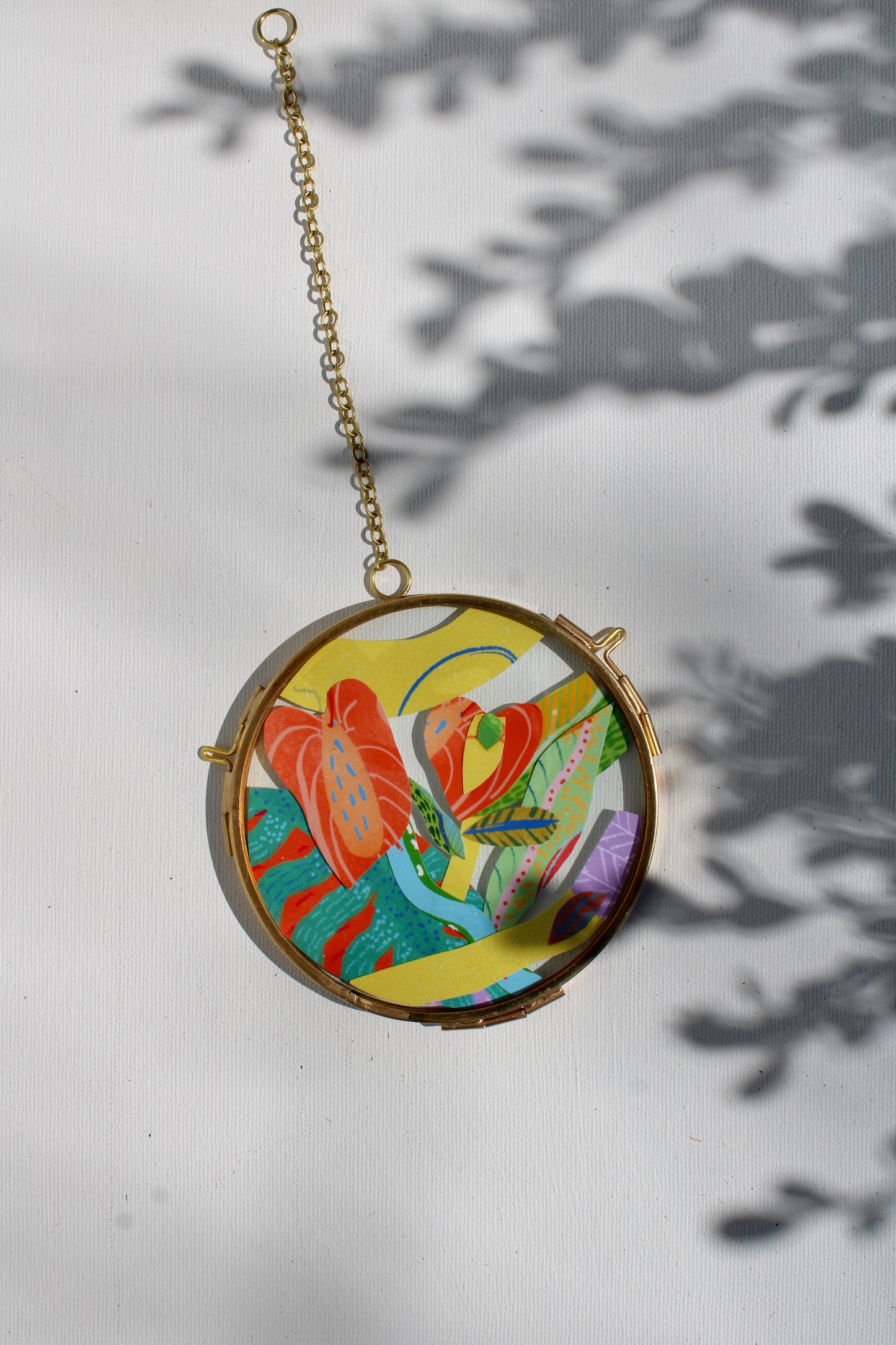 Maximal Flower Art | Collage on Glass Frame | Handmade | New Home Gift | Doble Dancer #2Art | Doble Dancer #6 (Copy)
