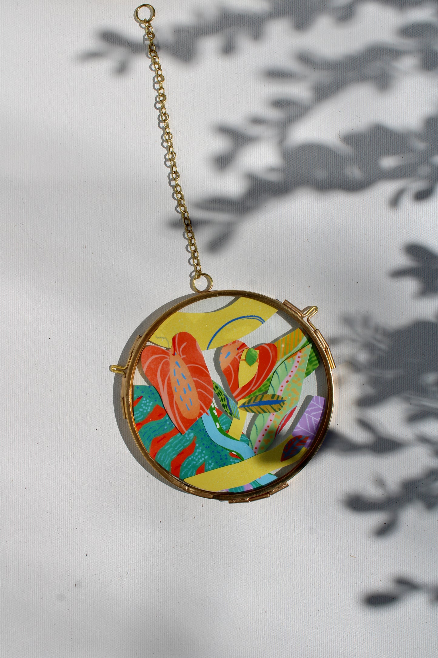 Maximal Flower Art | Collage on Glass Frame | Handmade | New Home Gift | Doble Dancer #2Art | Doble Dancer #6 (Copy)