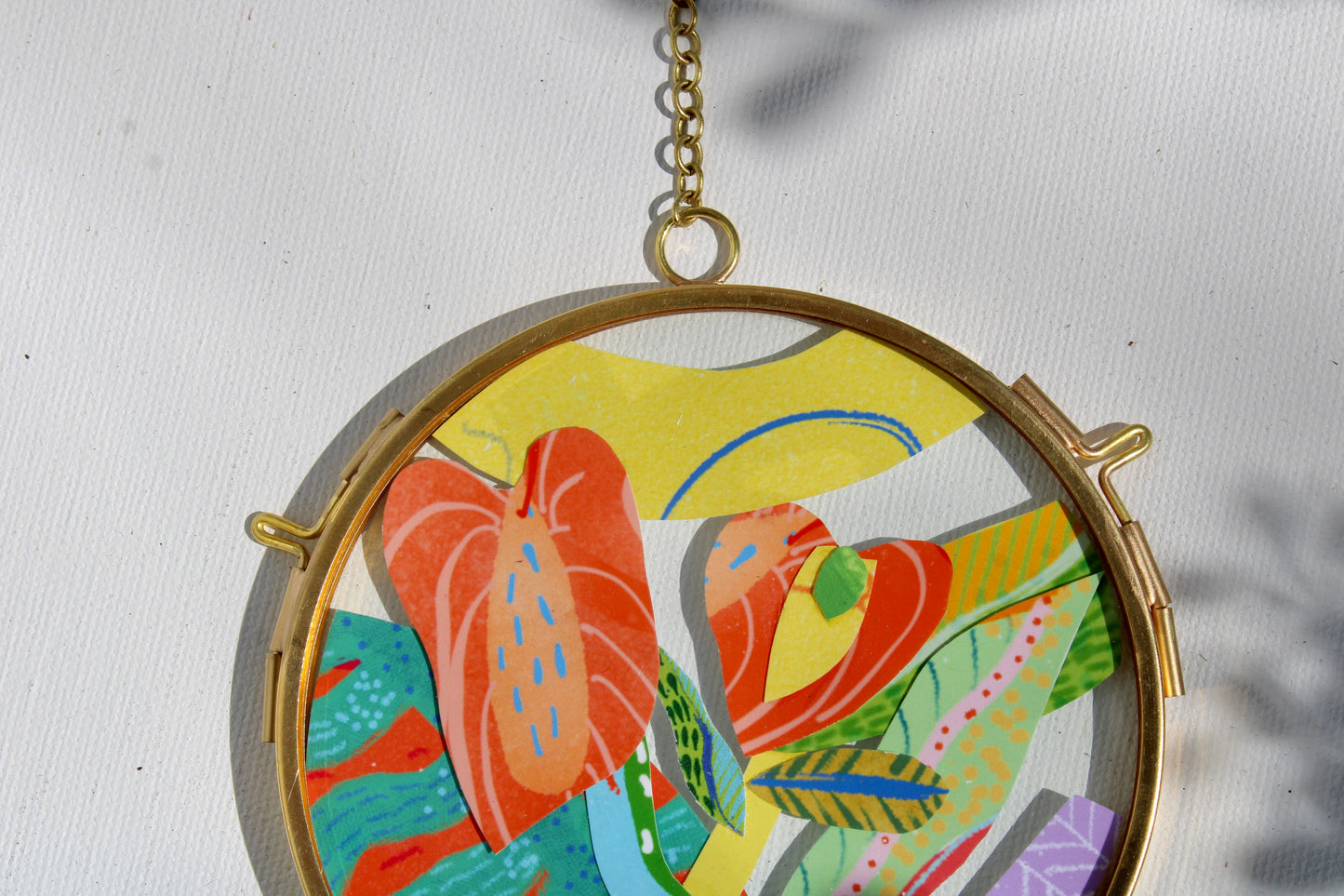 Maximal Flower Art | Collage on Glass Frame | Handmade | New Home Gift | Doble Dancer #2Art | Doble Dancer #6 (Copy)