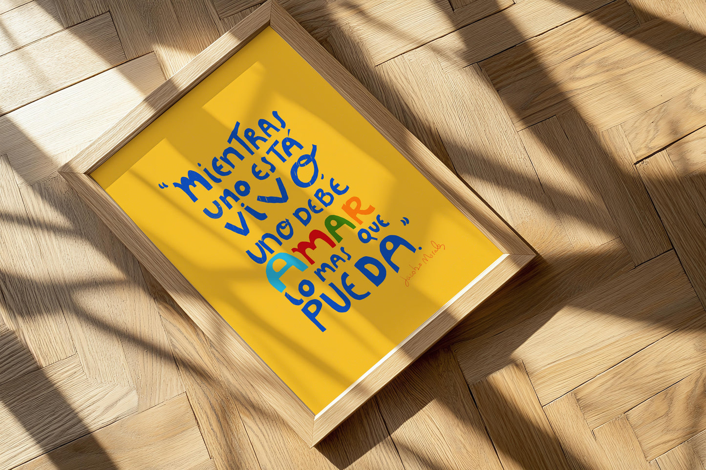 Mientras Uno Esta Vivo Print - VIOLETREDSTUDIO