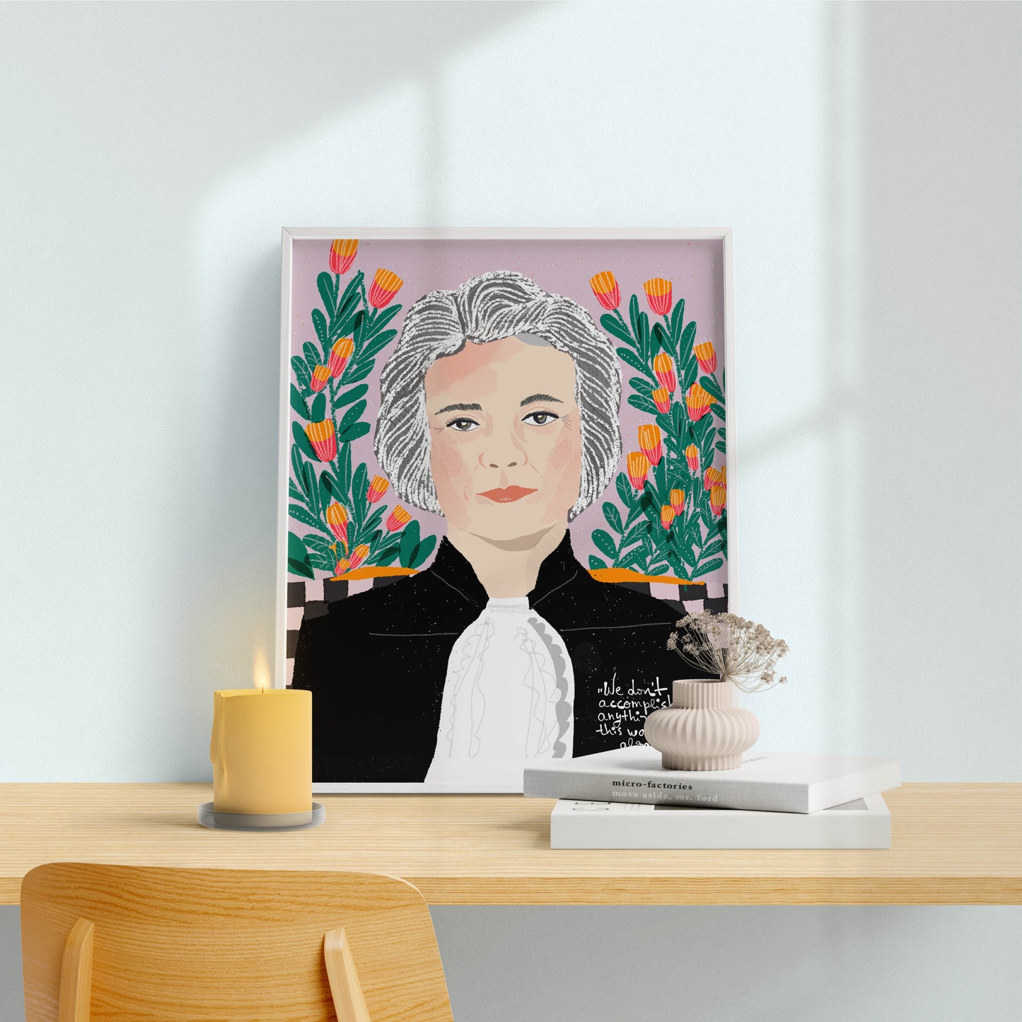 Supreme Court Justices Art Print Set of 6 – RBG, Sandra Day O’Connor, Elena Kagan, Sotomayor, Ketanji Brown Jackson, Amy Coney Barrett – Feminist Lawyer Gift, Dorm Wall Decor