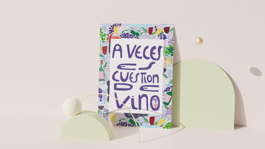 The perfect art print for a wine lover's bar area, kitchen or wine cellar. Sometimes, it's just a matter of having good wine. 