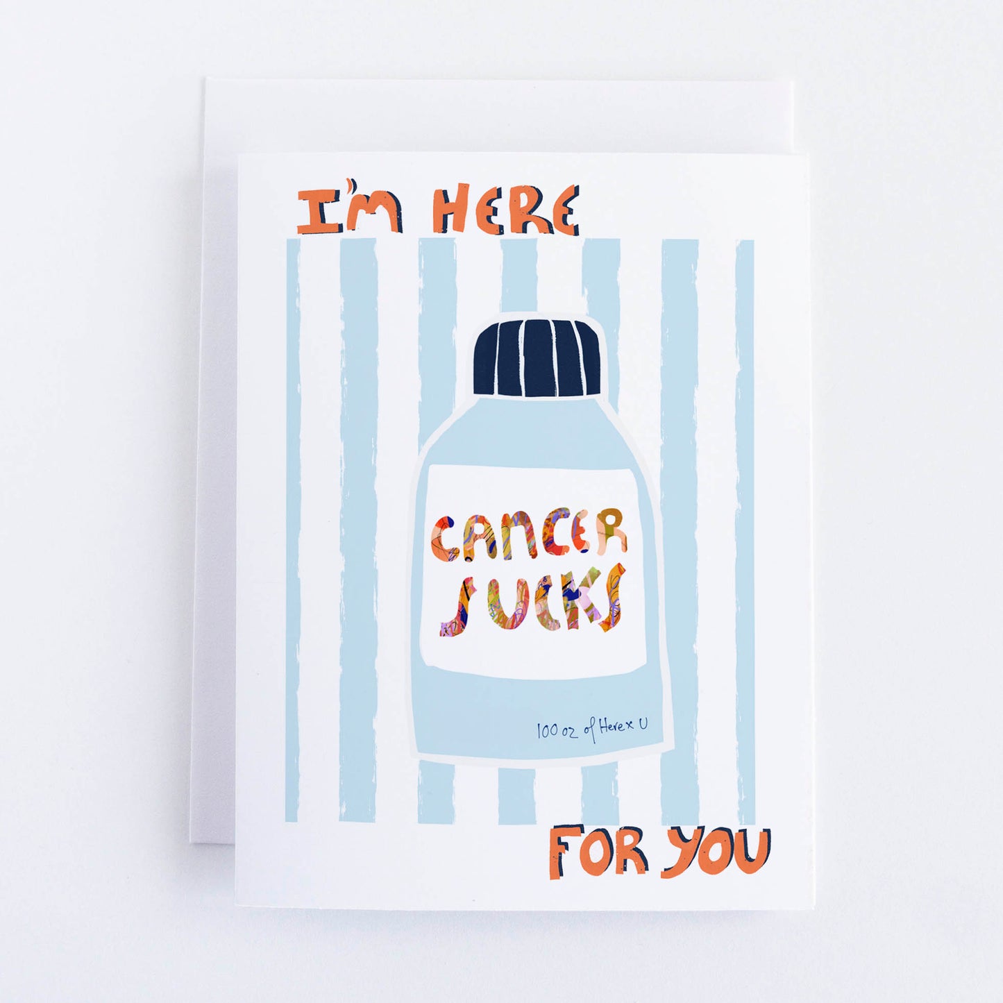 Cancer Sucks Greeting Card
