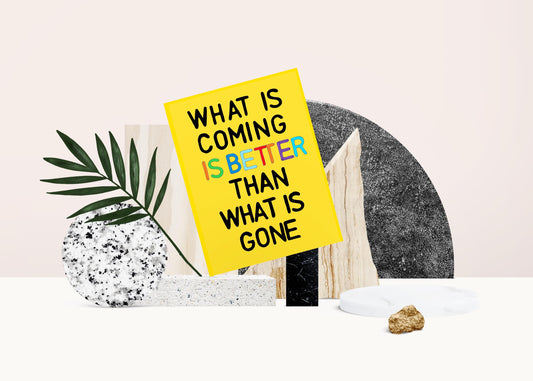 Optimistic Art Print, Cubicle Decor, Divorce Gift, Positive Wall Art, Maximalist Decor - VIOLETREDSTUDIO