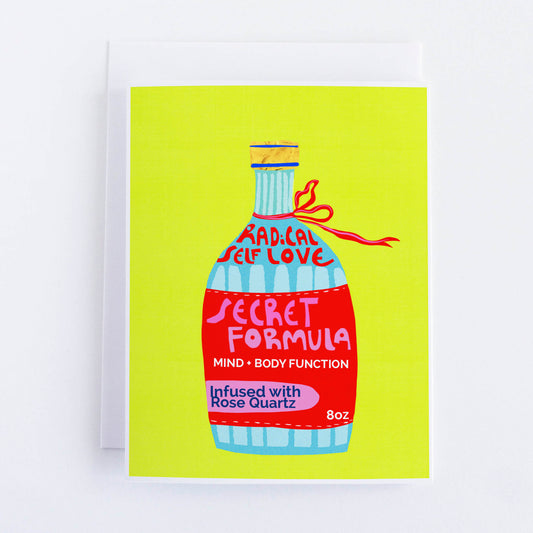 Radical Self Love Potion- Inspirational Quote Art Print – Motivational Cubicle Decor, Fun Dorm Room Decor