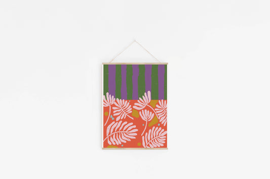 Modern Abstract Art Print, Lavender Sky - VIOLETREDSTUDIO