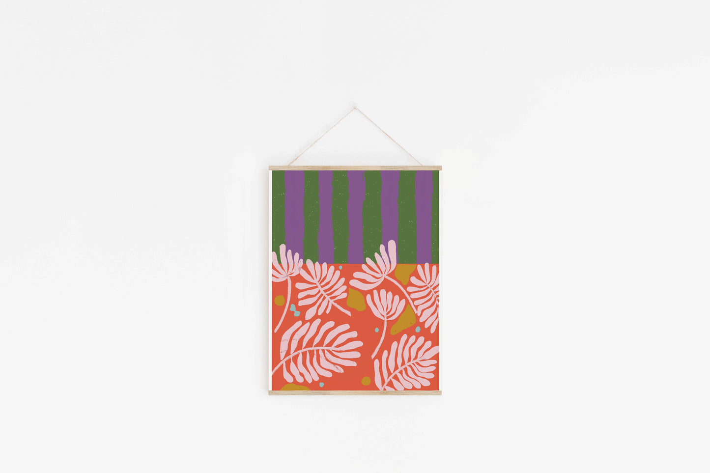 Modern Abstract Art Print, Lavender Sky - VIOLETREDSTUDIO