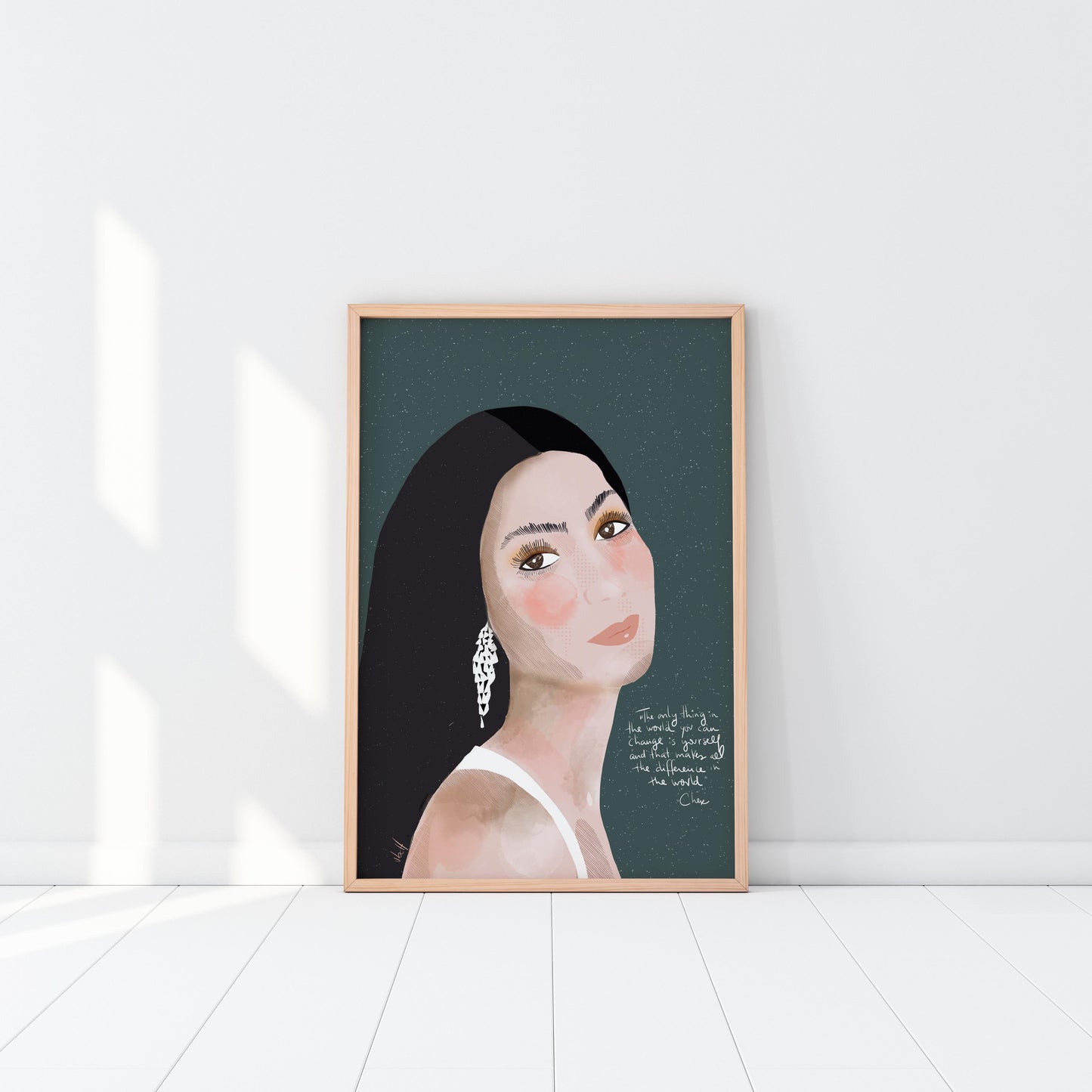 Cher Art Print, Apartment Decor Wall Art - VIOLETREDSTUDIO