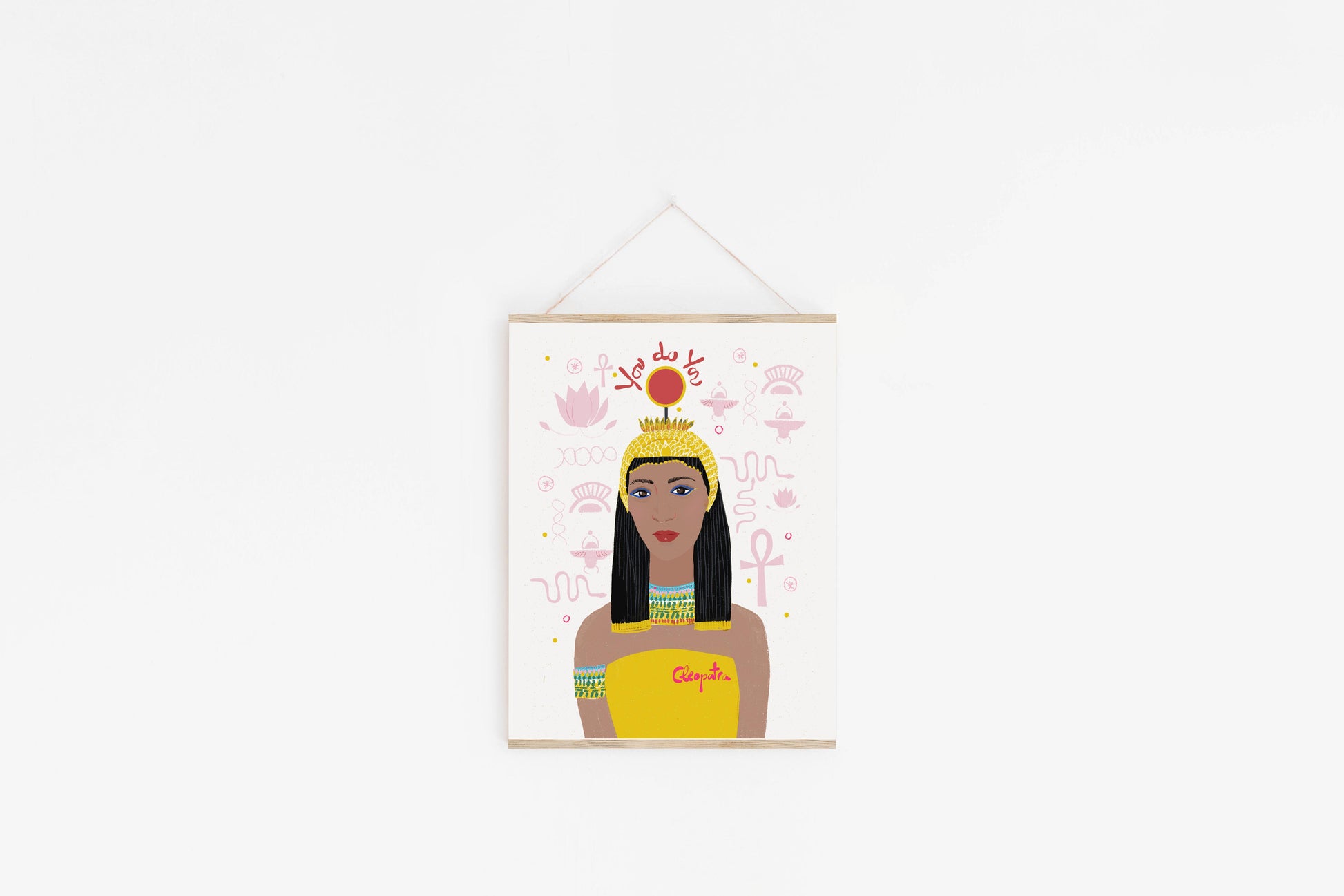 Cleopatra Art Print, You do You Cubicle decor, Dorm Room Wall Art - VIOLETREDSTUDIO
