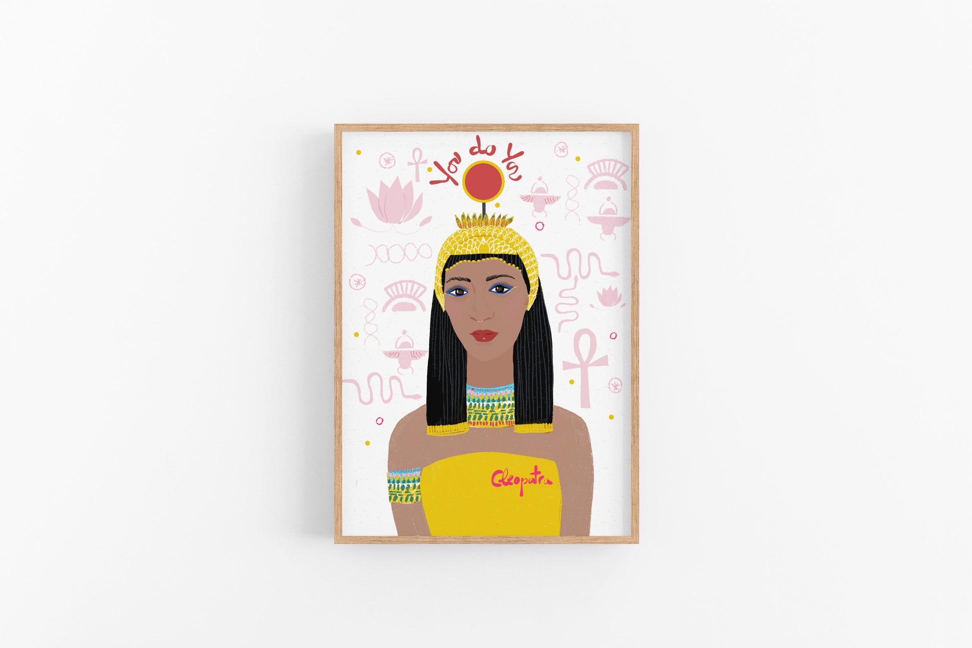Cleopatra Art Print, You do You Cubicle decor, Dorm Room Wall Art - VIOLETREDSTUDIO