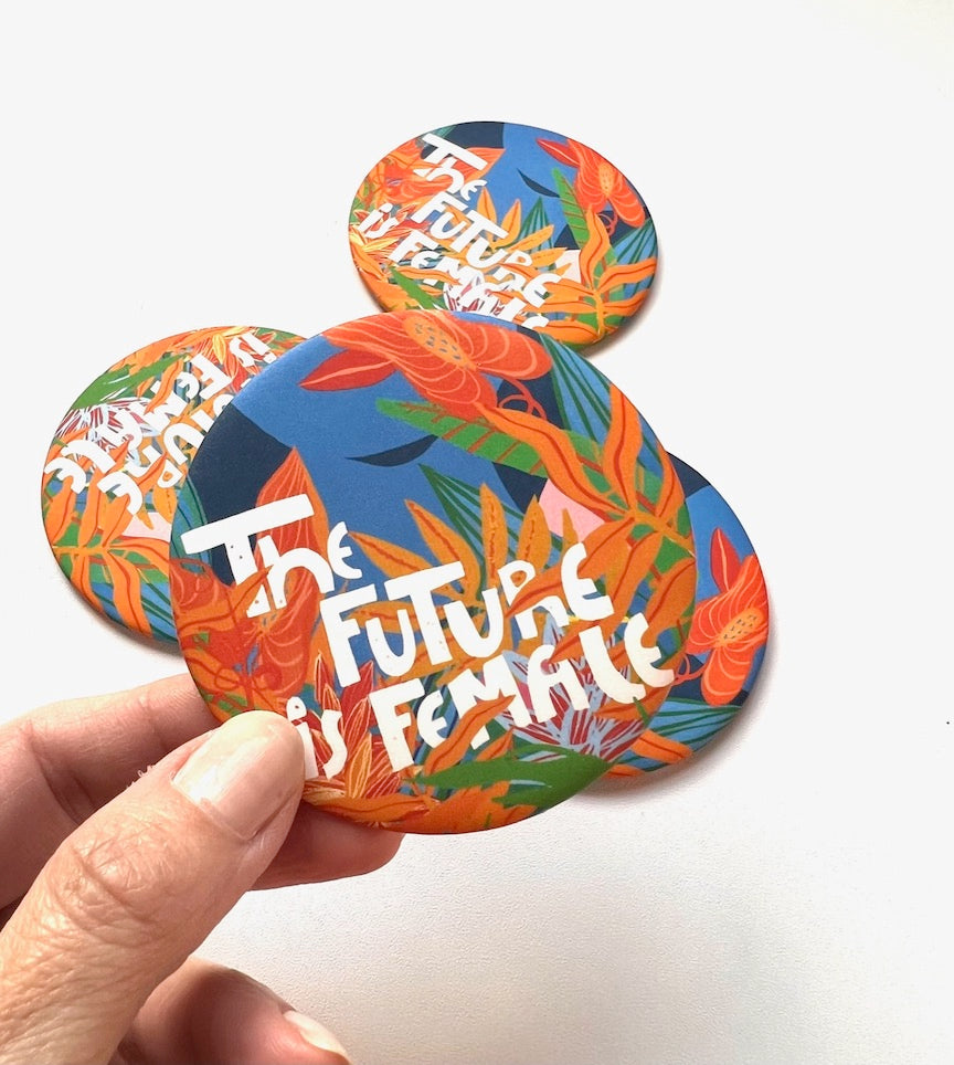 The Future is Female Magnet - VIOLETREDSTUDIO