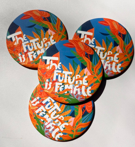 The Future is Female Magnet - VIOLETREDSTUDIO