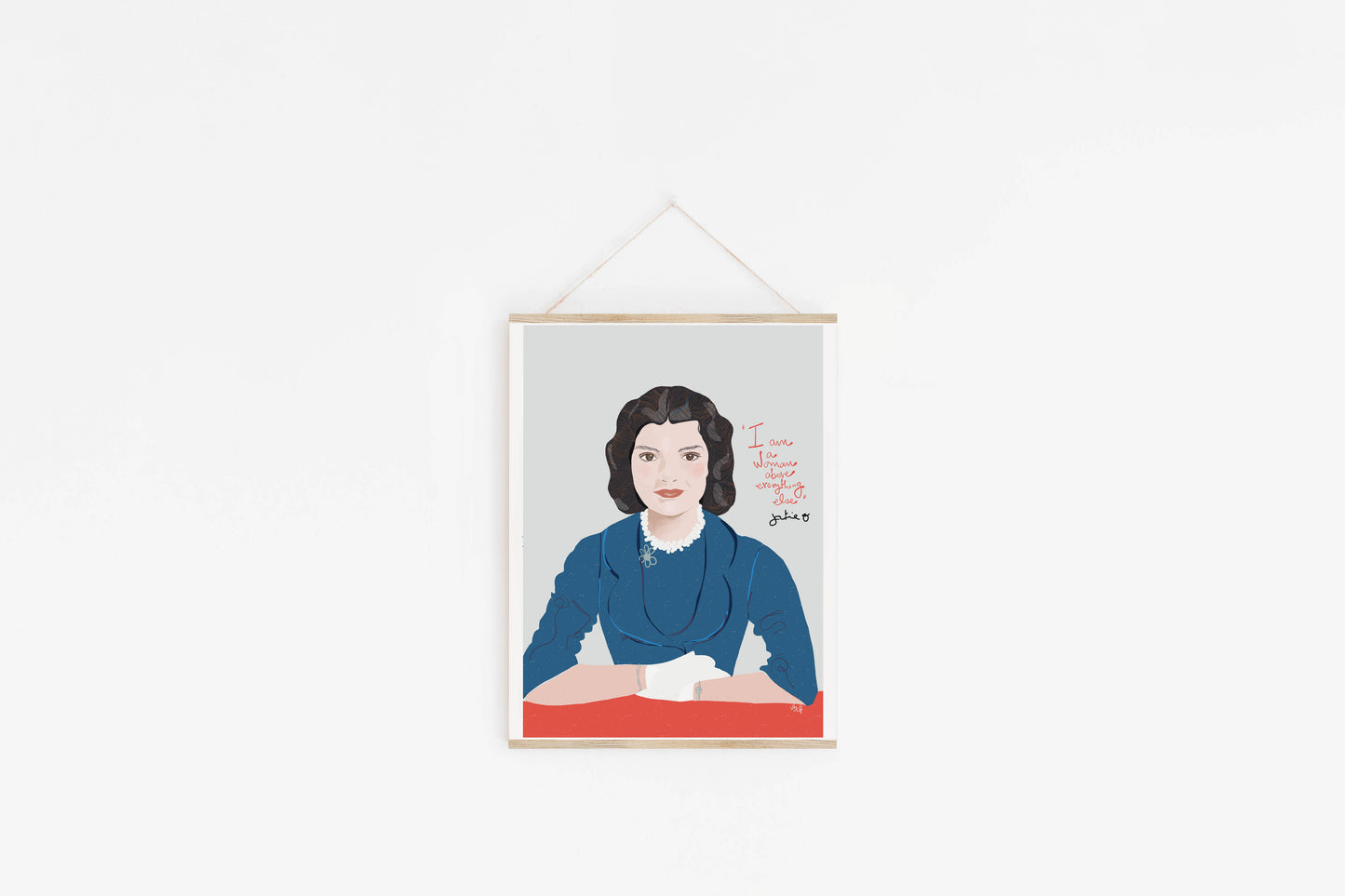 Jackie O Art Print Cubicle Decor, Iconic Women Art Cubicle Decor, Inspirational quotes - VIOLETREDSTUDIO