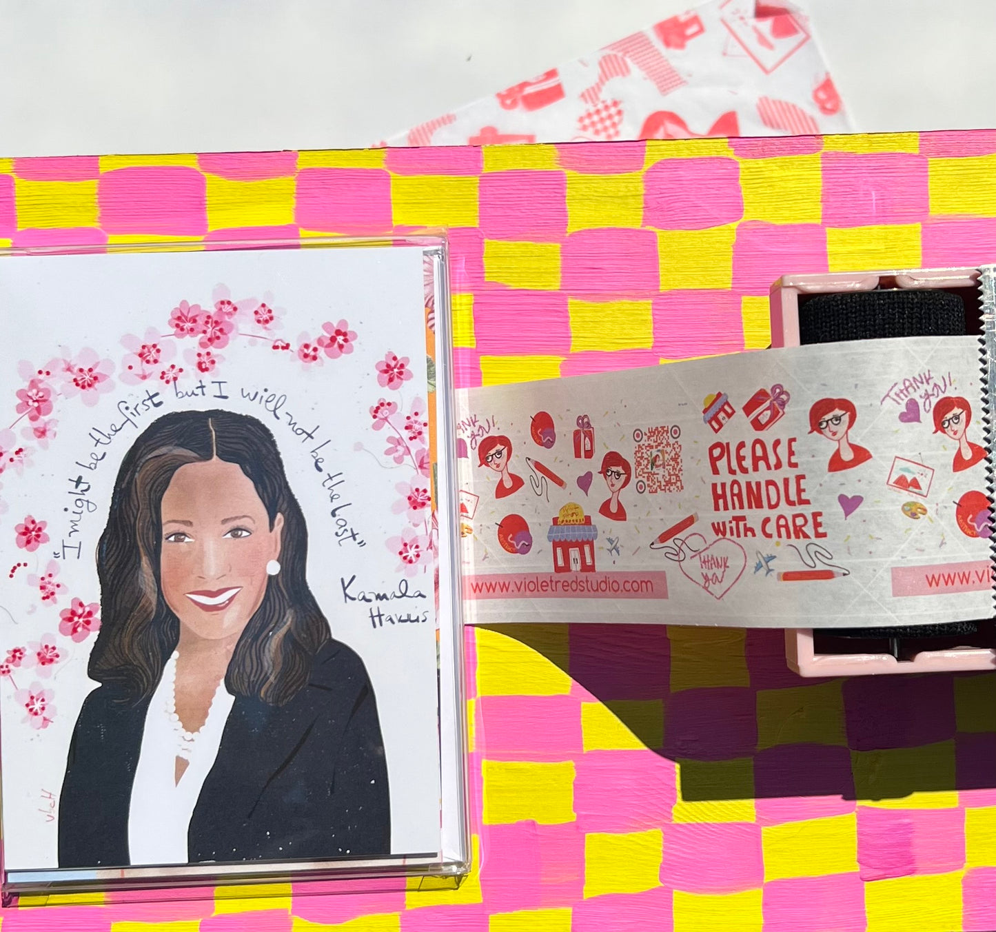 Set of 6 Washington DC Iconic Women Card Pack - VIOLETREDSTUDIO