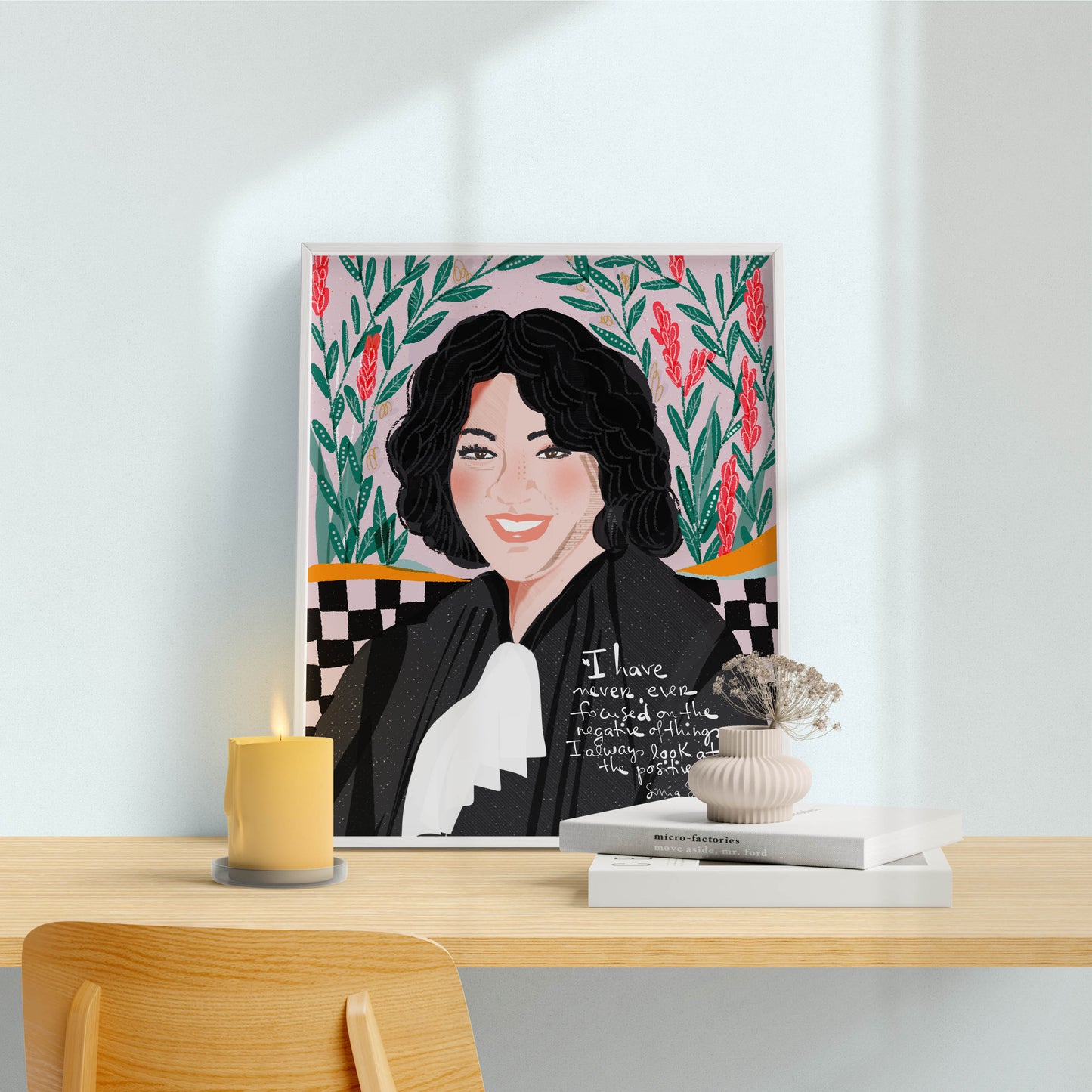 The Supremes Special Spring Edition, Ketanji, RBG, Sonia Sotomayor, Elena Kagan, Cubicle Decor WALL ART - VIOLETREDSTUDIO