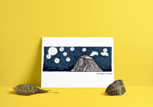 Nicaragua, Cerro negro ~ Wanderlust Prints ~Bedroom Decor - Fun cubicle Decor-TRAVEL PRINTS - VIOLETREDSTUDIO