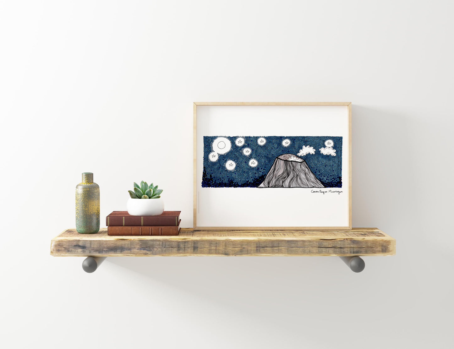 Nicaragua, Cerro negro ~ Wanderlust Prints ~Bedroom Decor - Fun cubicle Decor-TRAVEL PRINTS - VIOLETREDSTUDIO