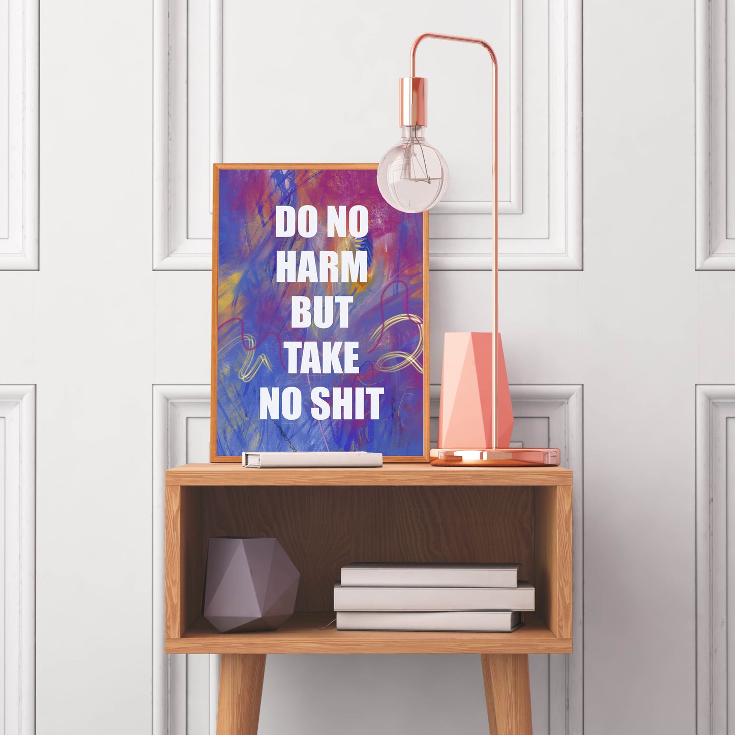 Bold Quote, Typographic Wall Art, Optimistic Decor, Motivational Art Print - VIOLETREDSTUDIO