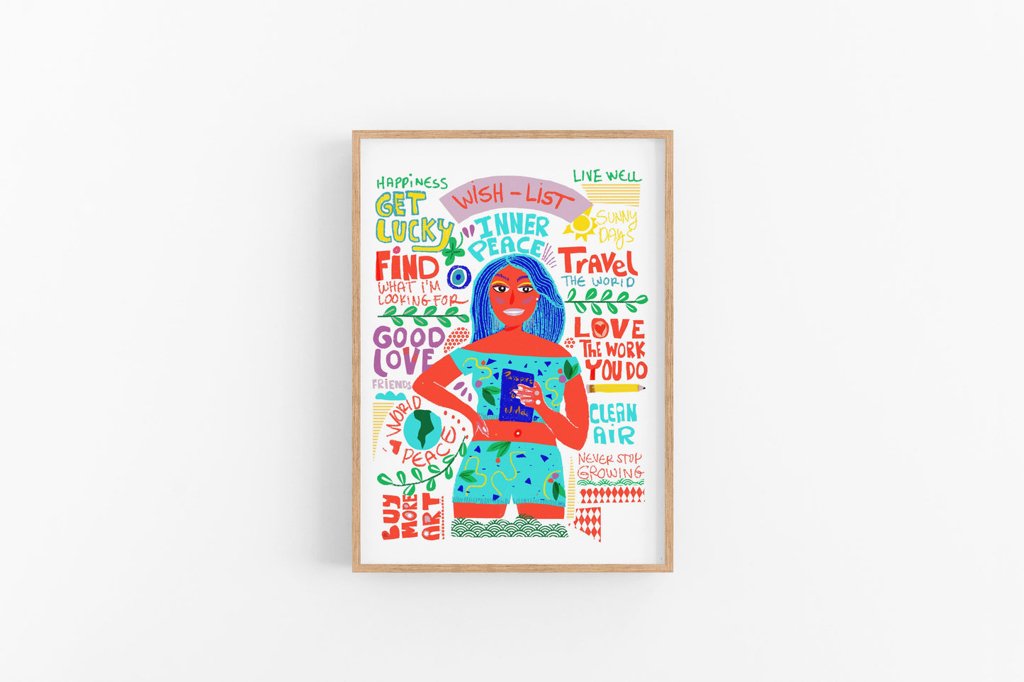 Typographic Art Print, Dorm Room Decor, Girls Room Art-HOT GIRL SUMMER Art - VIOLETREDSTUDIO