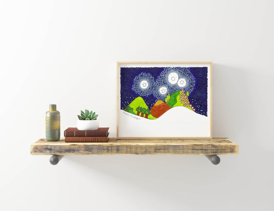 Ocotal Art Print | Nicaragua Wall Art | Father's Day Gift | TRAVEL PRINT - VIOLETREDSTUDIO