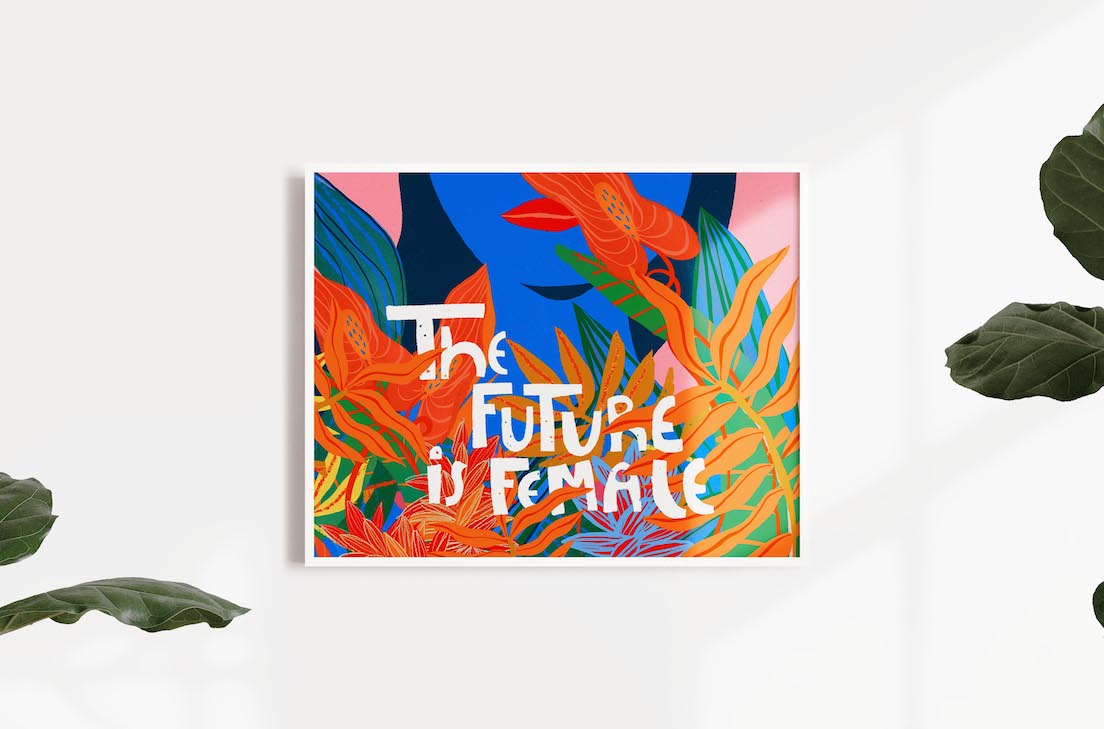 The Future is Female - VIOLETREDSTUDIO