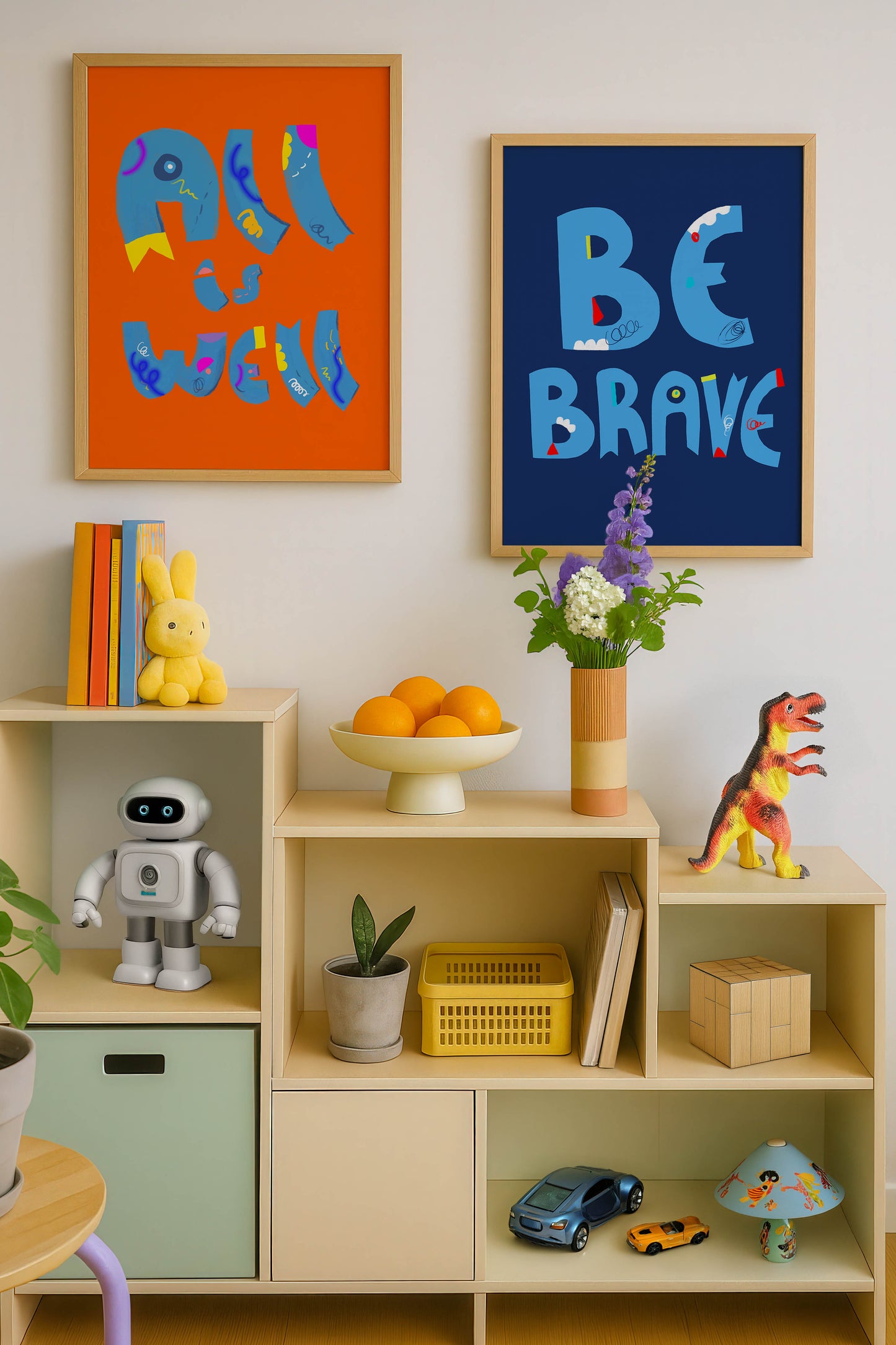All Is Well Art Print | Positive Affirmation Wall Art