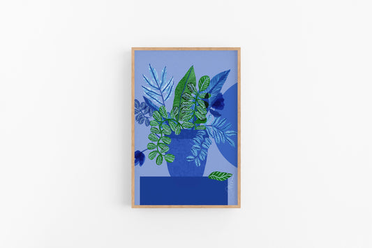 Blue Bouquet- Trendy Wall Art for Dorm Rooms & Home Decor