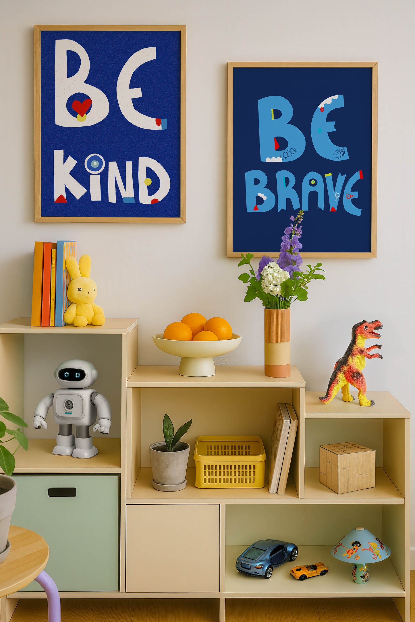BE BRAVE Art Print | Positive Affirmation Wall Art