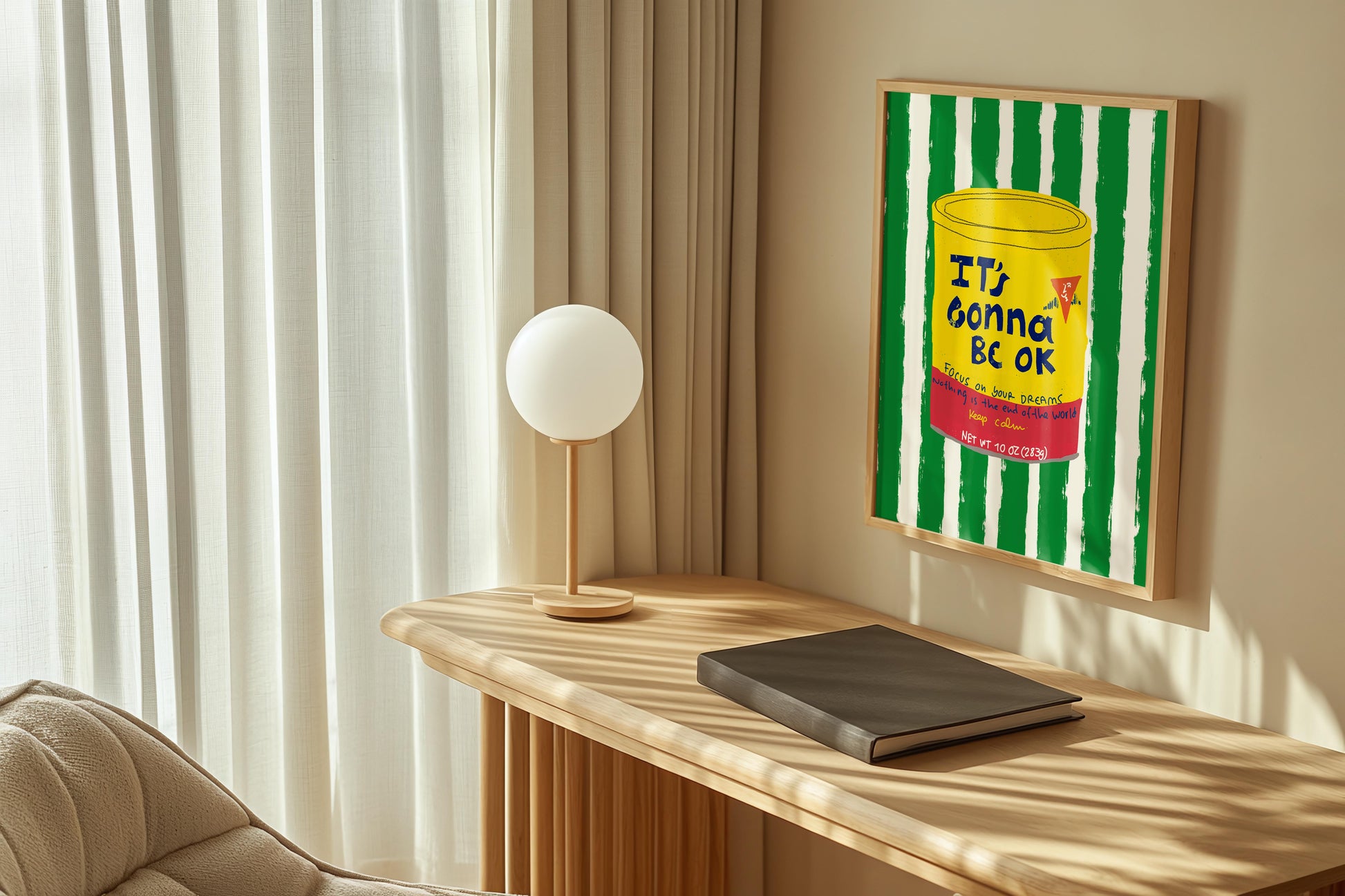 It’s Gonna Be OK Motivational Art Print | Colorful Wall Decor - VIOLETREDSTUDIO