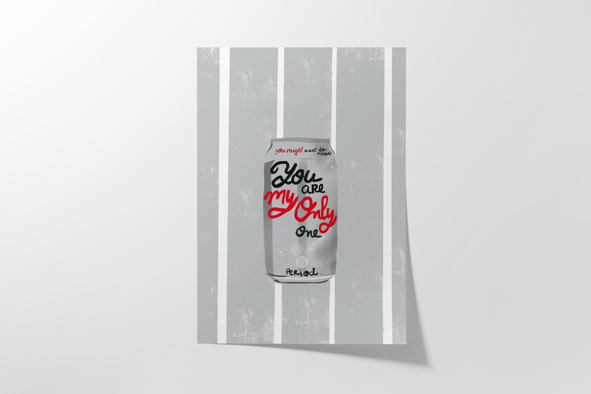 Only One Coke Print