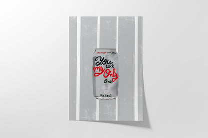 Only One Coke Print