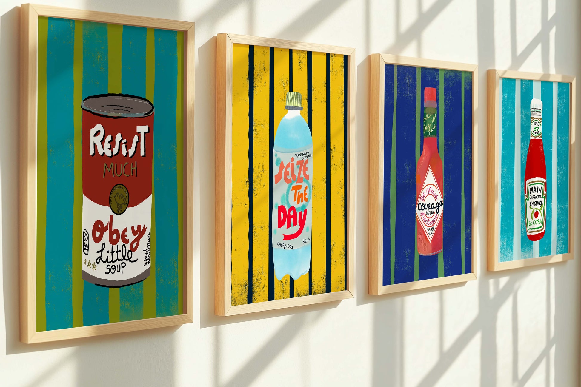 Courage Hot Sauce - Art Print - VIOLETREDSTUDIO