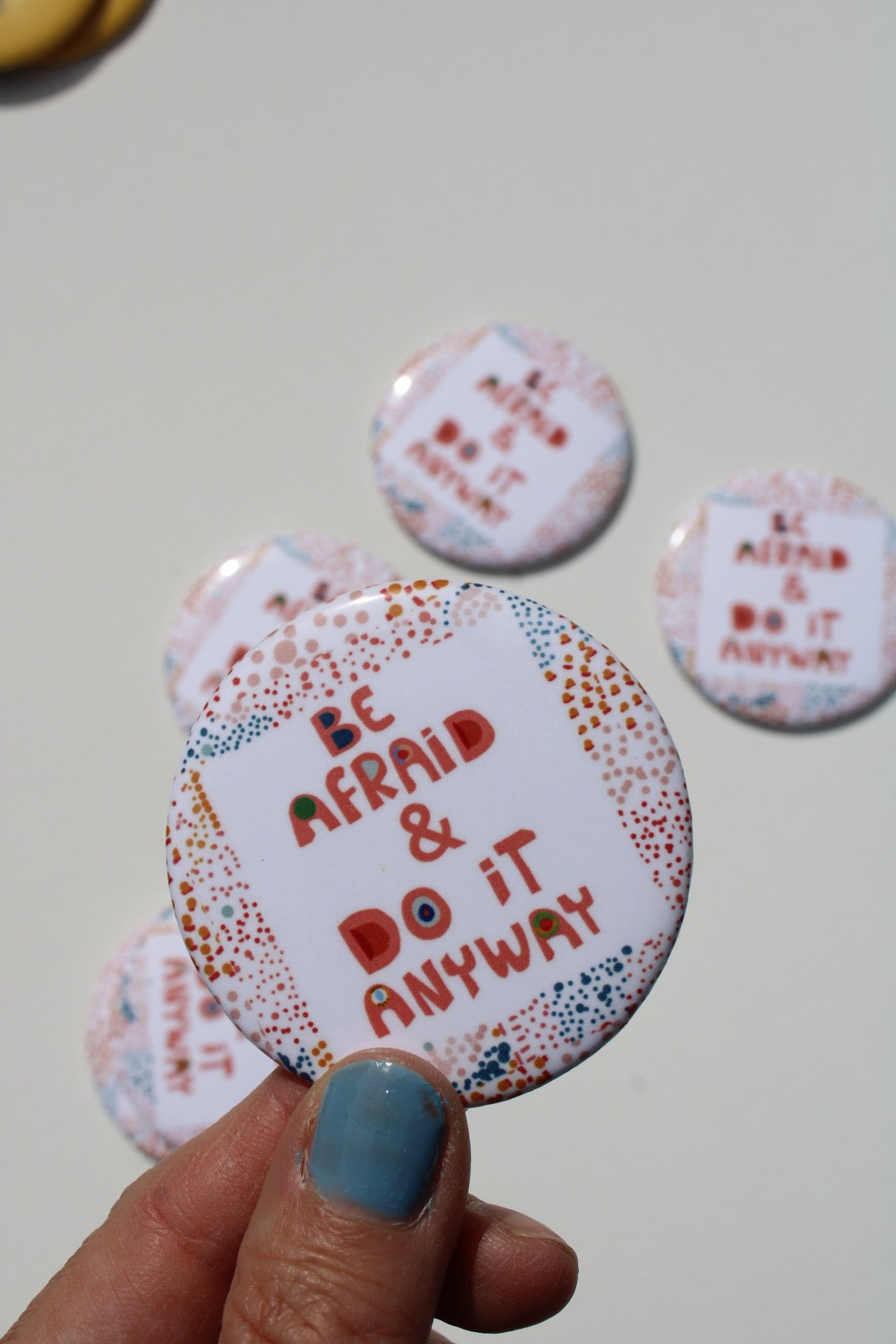 BE AFRAID MAGNET - VIOLETREDSTUDIO