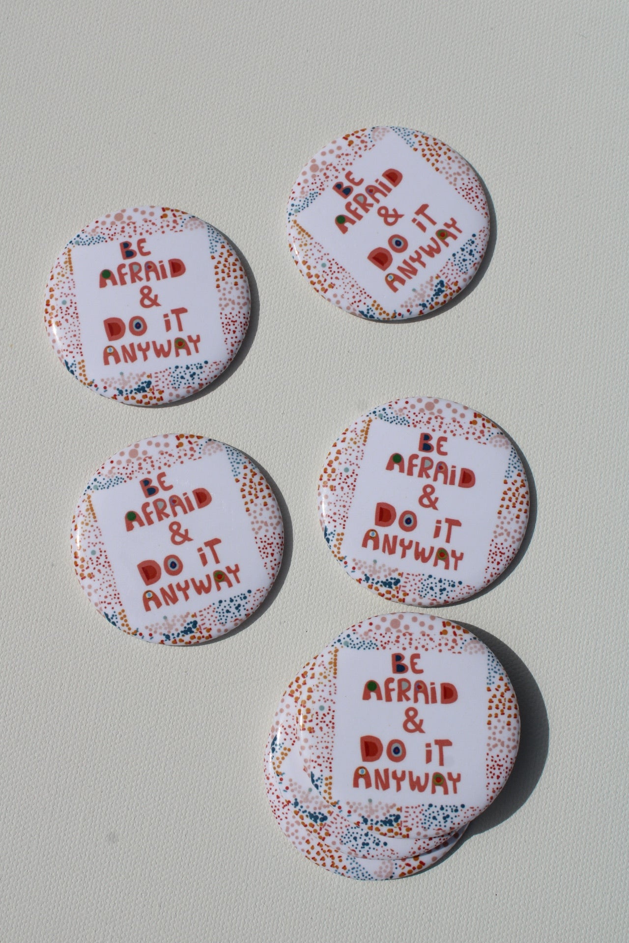 BE AFRAID MAGNET - VIOLETREDSTUDIO