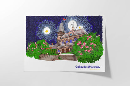 Gallaudet University Art Print - VIOLETREDSTUDIO