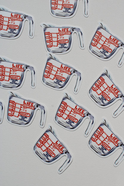 Measuring Cup Sticker - VIOLETREDSTUDIO