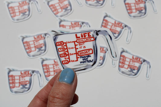 Measuring Cup Sticker - VIOLETREDSTUDIO