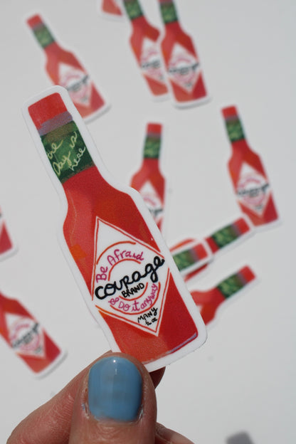 Hot Sauce Sticker - VIOLETREDSTUDIO