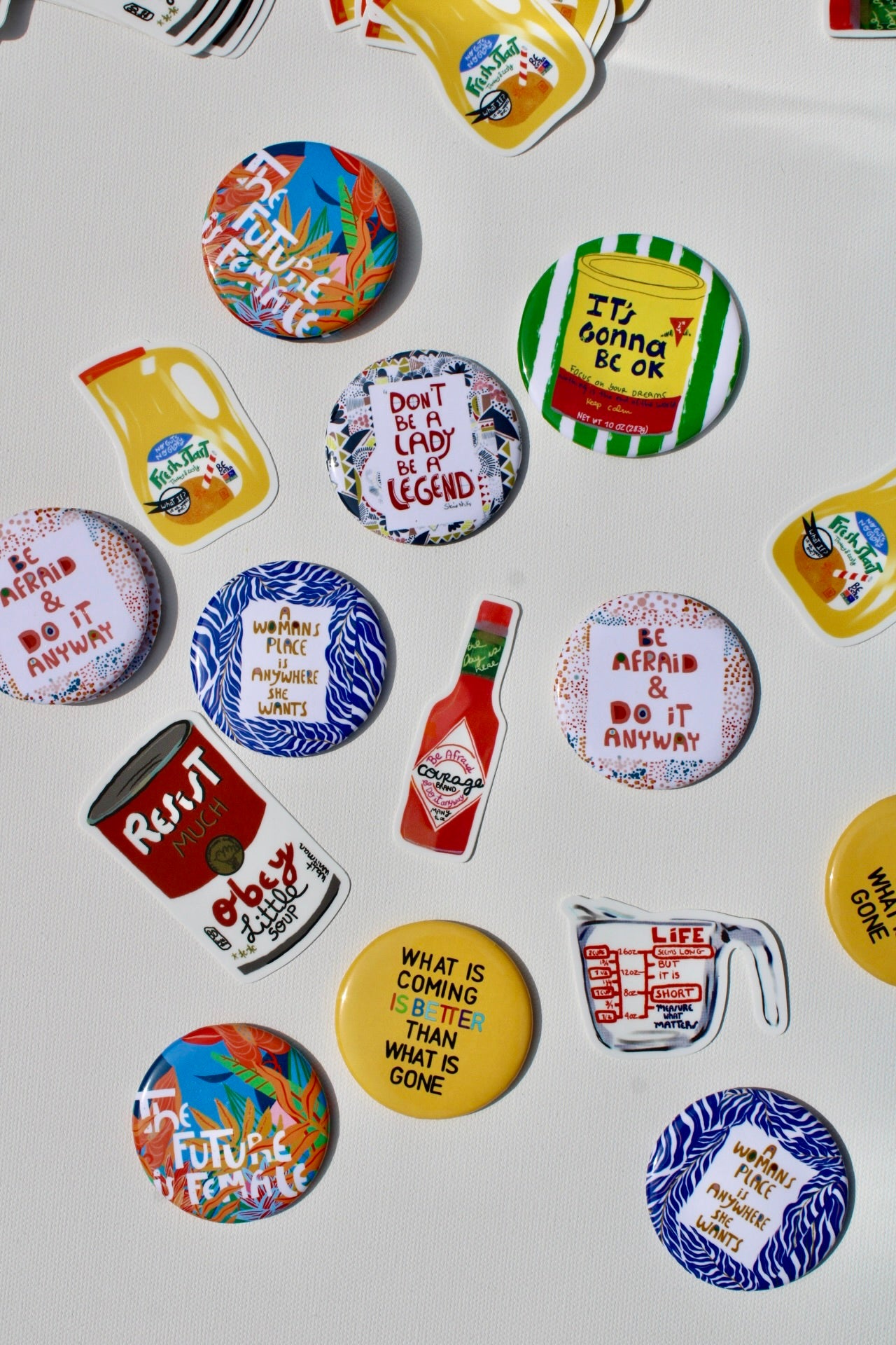 Resist Soup Can Sticker - VIOLETREDSTUDIO