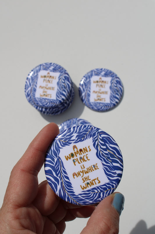 WOMEN'S PLACE MAGNET - VIOLETREDSTUDIO