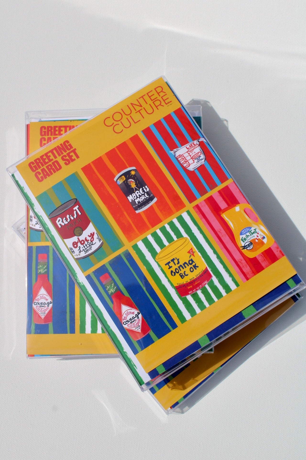 Counter Culture Curated Selection - Illustrated Set, Blank Inside - Snail Mail - VIOLETREDSTUDIO