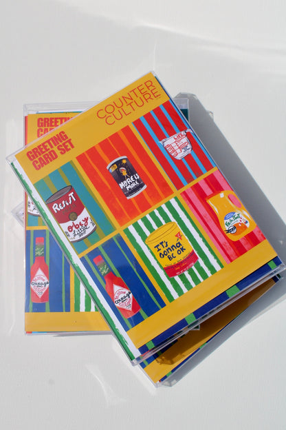 Counter Culture Curated Selection - Illustrated Set, Blank Inside - Snail Mail - VIOLETREDSTUDIO