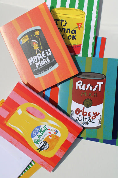 Counter Culture Curated Selection - Illustrated Set, Blank Inside - Snail Mail - VIOLETREDSTUDIO