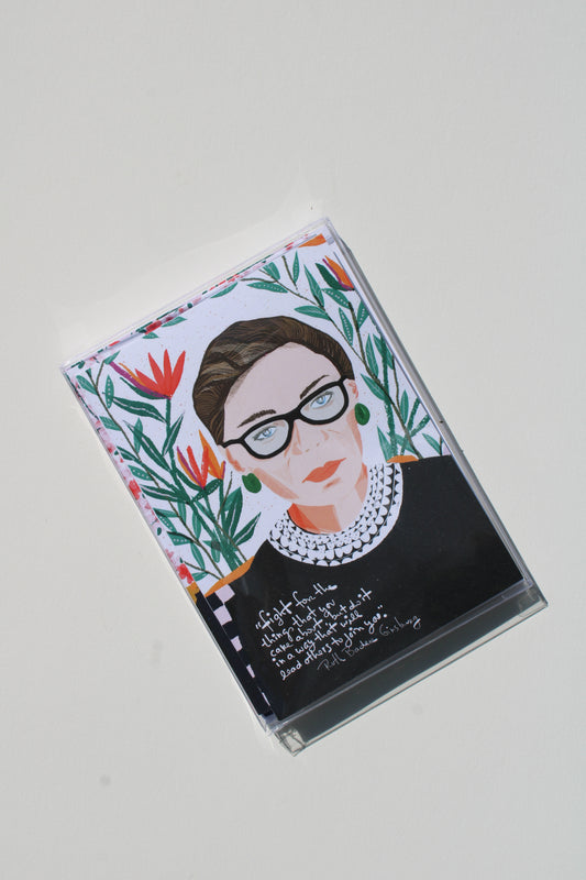 6-pack Women Supreme Court Greeting Cards - Illustrated Set, Blank Inside